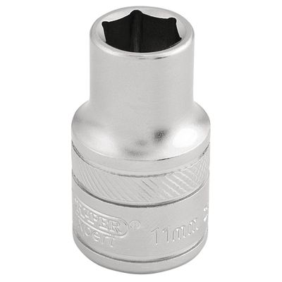 Draper Expert 16600 6 Point Metric Socket 1/2in Sq. Dr. 11Mm each