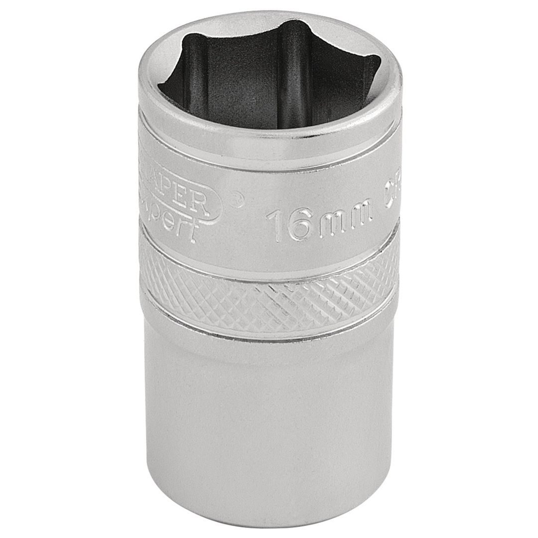 Draper Expert 16606 6 Point Metric Socket 1/2in Sq. Dr. 16Mm each - Image 1