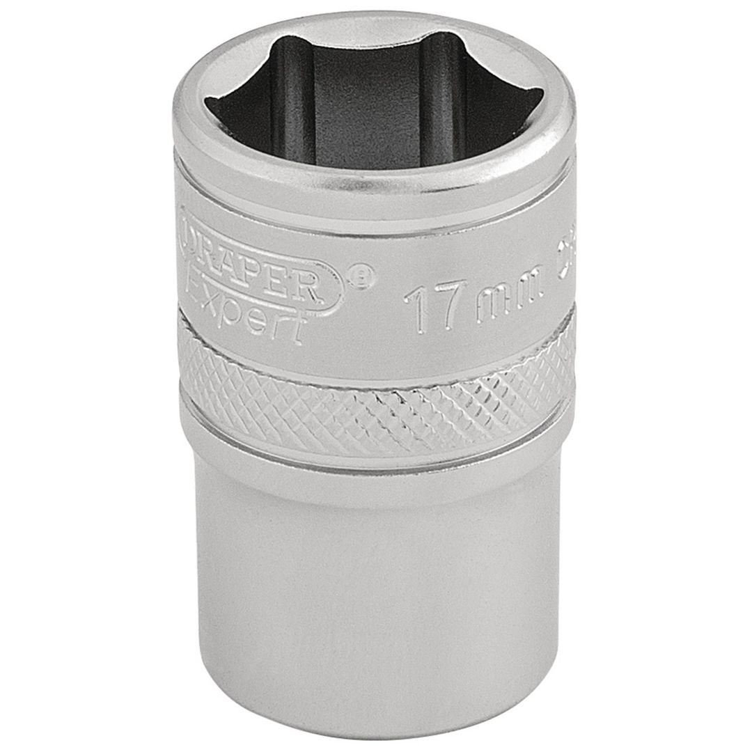 Draper Expert 16607 6 Point Metric Socket 1/2in Sq. Dr. 17Mm each - Image 1