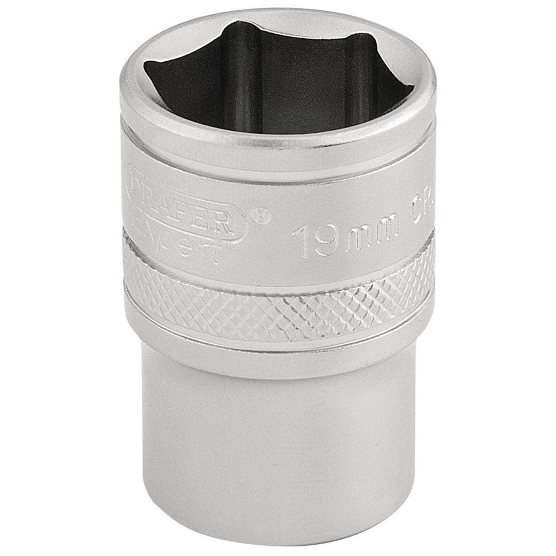 Draper Expert 16609 6 Point Metric Socket 1/2in Sq. Dr. 19Mm each - Image 1