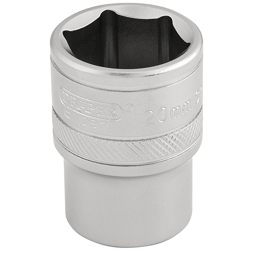 Draper Expert 16610 6 Point Metric Socket 1/2in Sq. Dr. 20Mm each - Image 1
