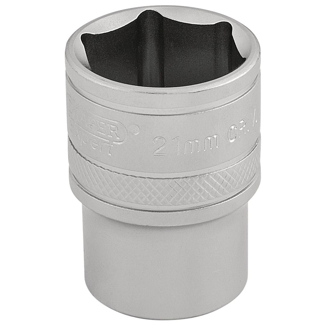 Draper Expert 16612 6 Point Metric Socket 1/2in Sq. Dr. 21Mm each - Image 1