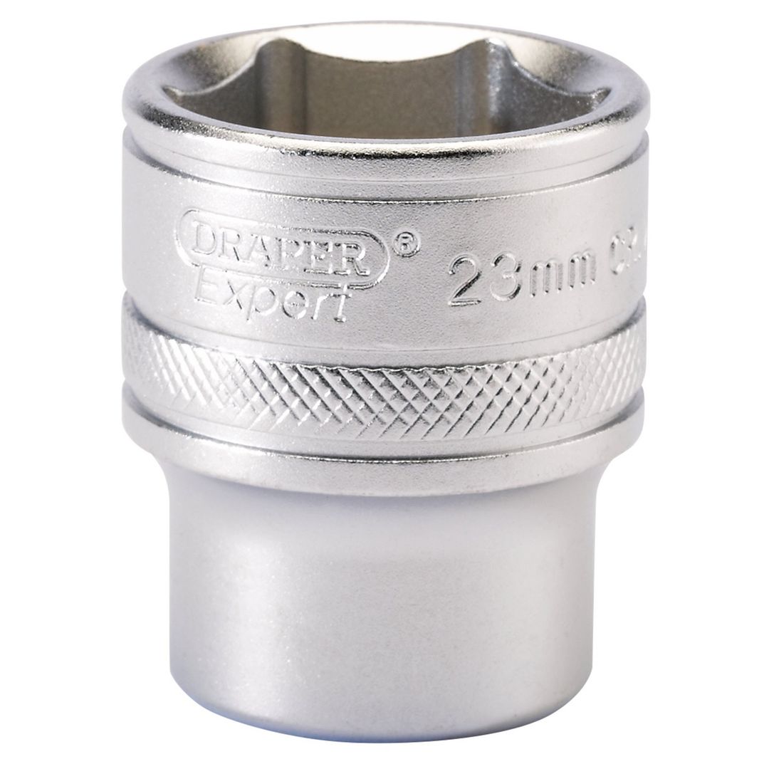 Draper Expert 16614 6 Point Metric Socket 1/2in Sq. Dr. 23Mm each - Image 1