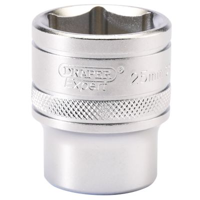 Draper Expert 16616 6 Point Metric Socket 1/2in Sq. Dr. 25Mm each