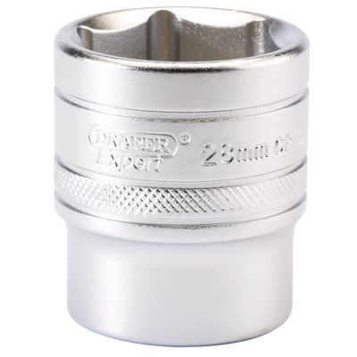 Draper Expert 16619 6 Point Metric Socket 1/2in Sq. Dr. 28Mm each