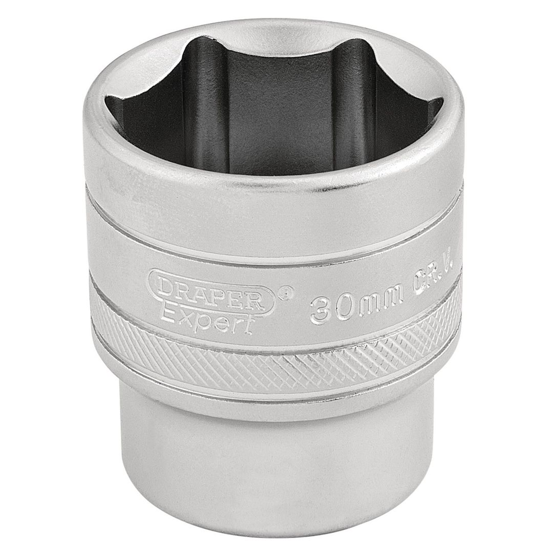 Draper Expert 16620 6 Point Metric Socket 1/2in Sq. Dr. 30Mm each - Image 1