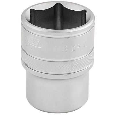 Draper Expert 16632 6 Point Imperial Socket 1/2in Sq. Dr. 7/8in each