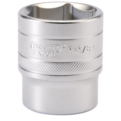 Draper Expert 16636 6 Point Imperial Socket 1/2in Sq. Dr. 1.1/8in each