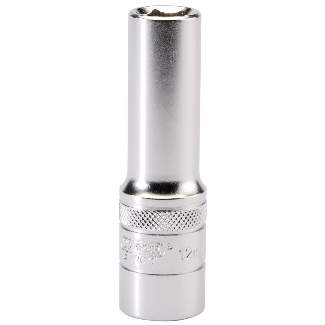 Draper Expert 16643 6 Point Metric Deep Socket 1/2in Sq. Dr. 12Mm each - Image 1