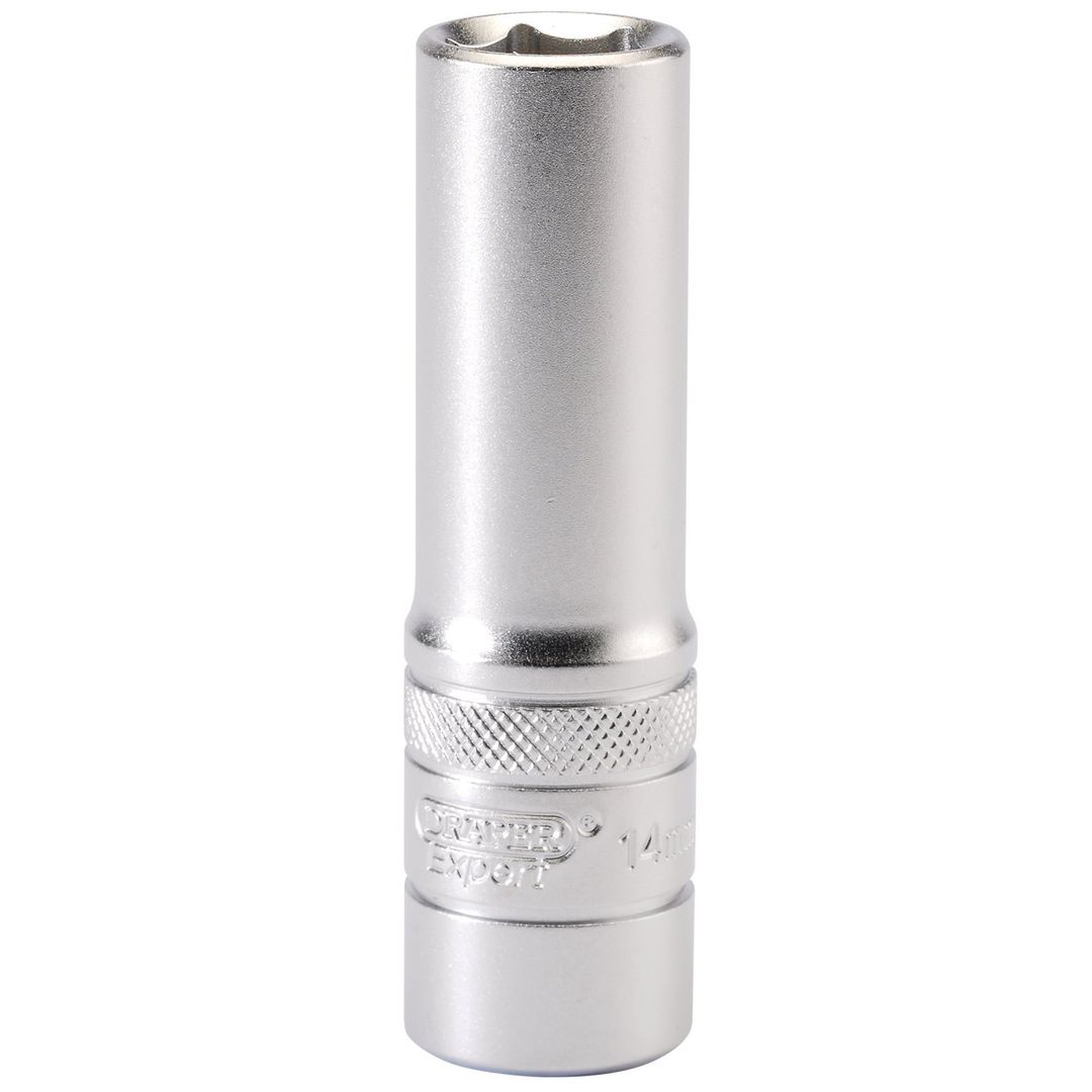 Draper Expert 16647 6 Point Metric Deep Socket 1/2in Sq. Dr. 14Mm each - Image 1