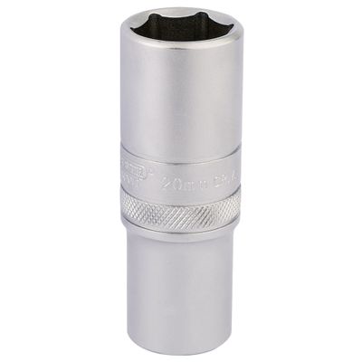 Draper Expert 16652 6 Point Metric Deep Socket 1/2in Sq. Dr. 20Mm each