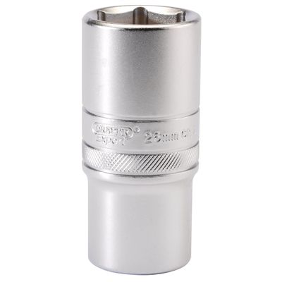 Draper Expert 16656 6 Point Metric Deep Socket 1/2in Sq. Dr. 26Mm each