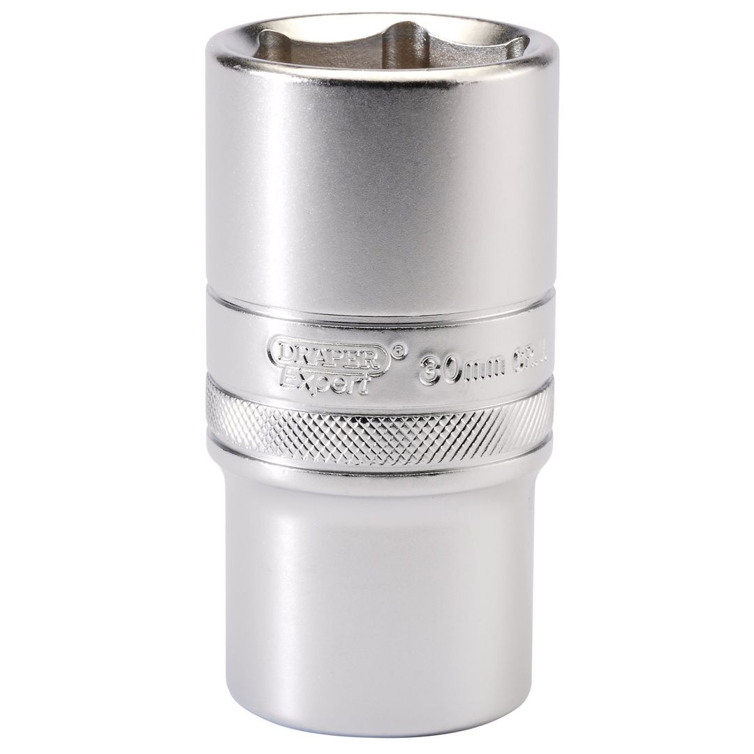 Draper Expert 16659 6 Point Metric Deep Socket 1/2in Sq. Dr. 30Mm each - Image 1