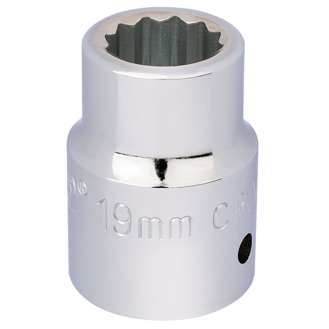 Draper Expert 16690 12 Point Socket 3/4in Sq. Dr. 19Mm each - Image 1