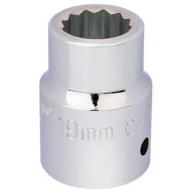 Draper Expert 16690 12 Point Socket 3/4in Sq. Dr. 19Mm each