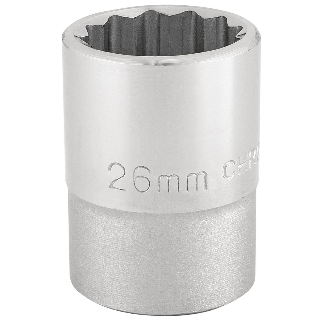 Draper Expert 16694 12 Point Socket 3/4in Sq. Dr. 26Mm each - Image 1