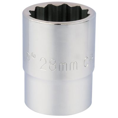 Draper Expert 16697 12 Point Socket 3/4in Sq. Dr. 28Mm each