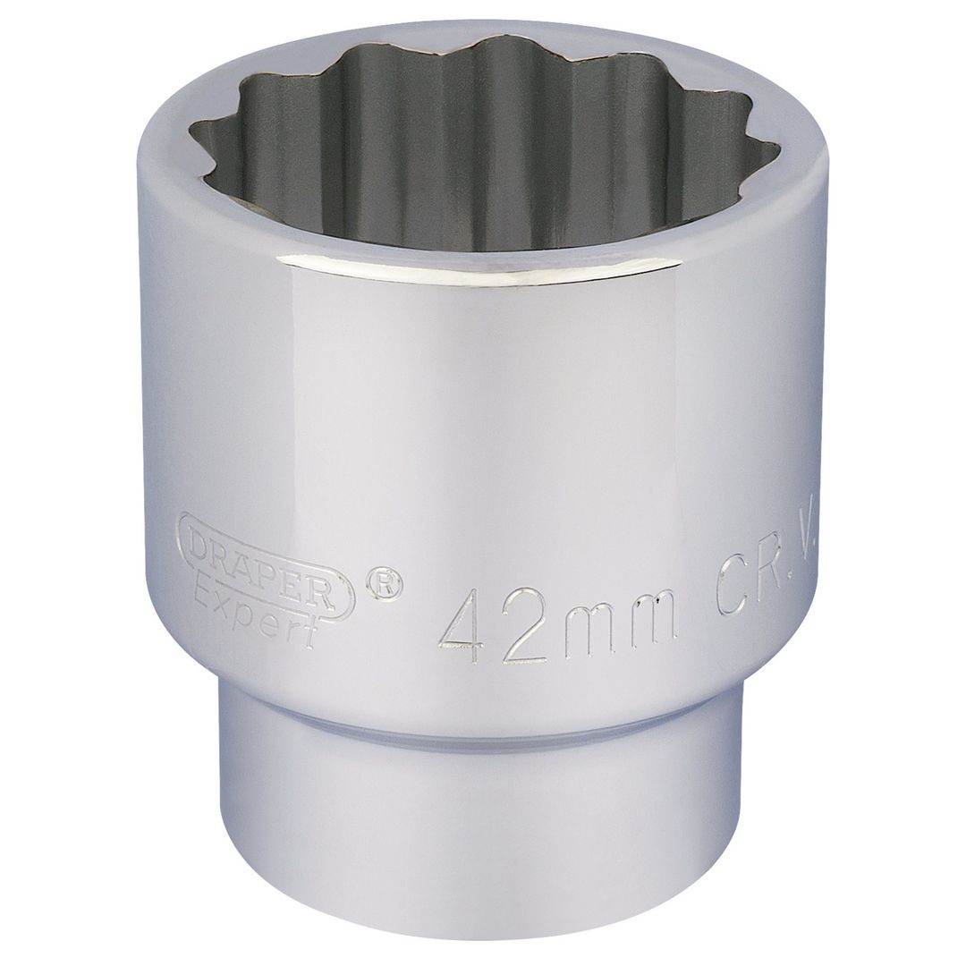Draper Expert 16705 12 Point Socket 3/4in Sq. Dr. 42Mm each - Image 1