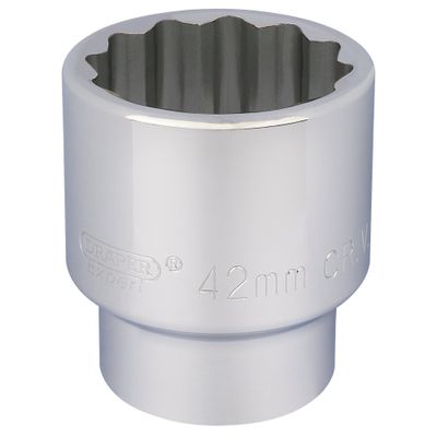 Draper Expert 16705 12 Point Socket 3/4in Sq. Dr. 42Mm each