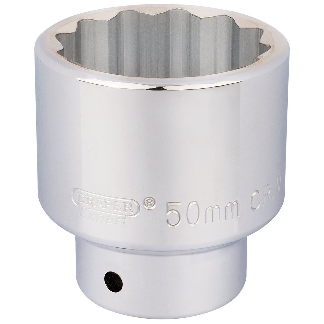 Draper Expert 16707 12 Point Socket 3/4in Sq. Dr. 50Mm each - Image 1
