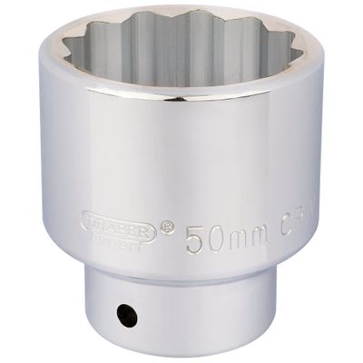 Draper Expert 16707 12 Point Socket 3/4in Sq. Dr. 50Mm each