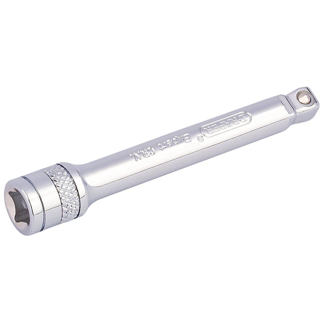 Draper Expert 16717 Wobble Extension Bar 1/4in Sq. Dr. 75Mm Polished Chrome each - Image 1