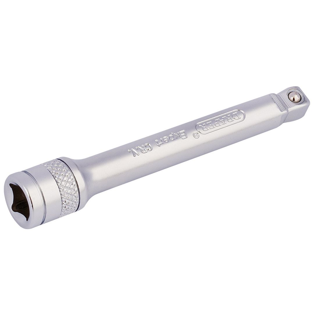 Draper Expert 16721 Wobble Extension Bar 1/4in Sq. Dr. 75Mm Micro Satin Chrome each - Image 1