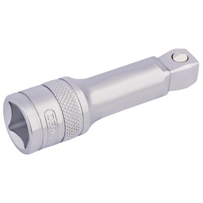 Draper Expert 16761 Satin Chrome Wobble Extension Bar 1/2in Sq. Dr. 75Mm each