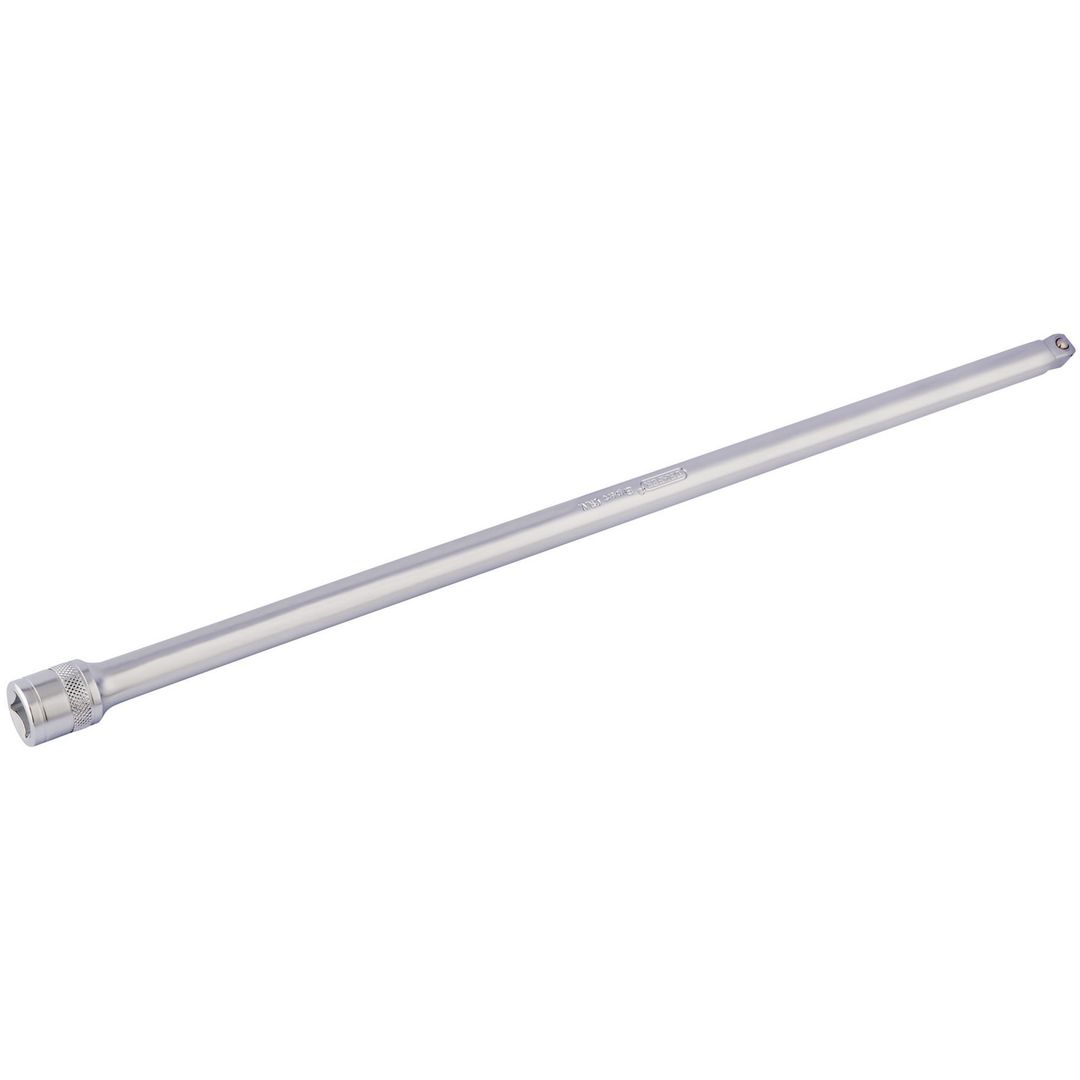 Draper Expert 16764 Satin Chrome Wobble Extension Bar 1/2in Sq. Dr. 500Mm each - Image 1
