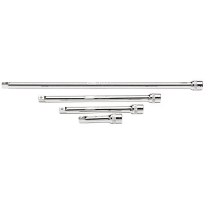 Draper Expert 16765 Extension Bar Set 1/4in Sq. Dr. Polished Chrome (4 Piece) per set