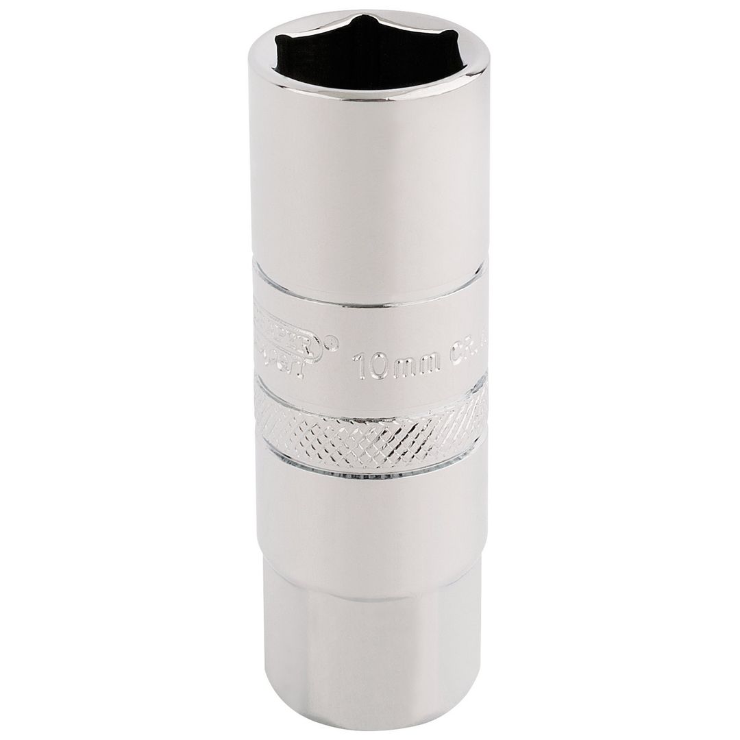 Draper Expert 16772 10Mm Thread 6 Point Spark Plug Socket 3/8in Sq. Dr. 16Mm each - Image 1
