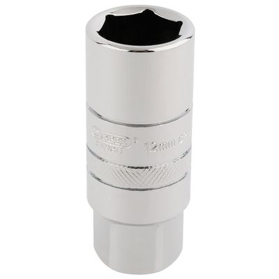 Draper Expert 16773 12Mm Thread 6 Point Spark Plug Socket 3/8in Sq. Dr. 18Mm each