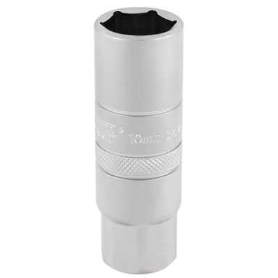 Draper Expert 16775 10Mm Thread 6 Point Satin Chrome Spark Plug Socket 3/8in Sq. Dr. 16Mm each