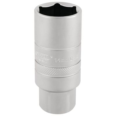 Draper Expert 16777 14Mm Thread 6 Point Satin Chrome Spark Plug Socket 3/8in Sq. Dr. 21Mm each