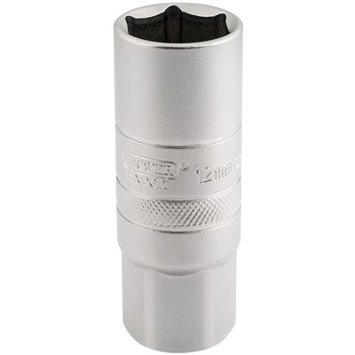 Draper Expert 16782 12Mm Thread 6 Point Satin Chrome Spark Plug Socket 1/2in Sq. Dr. 18Mm each