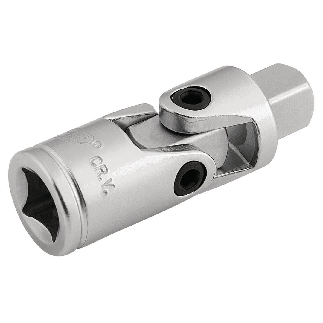 Draper Expert 16794 Satin Chrome Universal Joint 3/8in Sq. Dr. each - Image 1