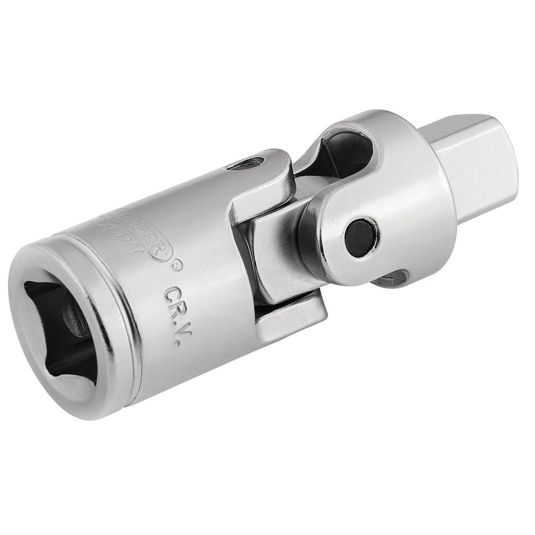 Draper Expert 16796 Satin Chrome Universal Joint 1/2in Sq. Dr. each - Image 1