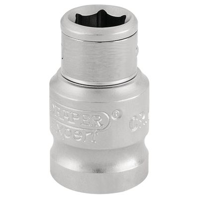 Draper Expert 16809 Screwdriver Bit Holding Socket 3/8in Sq. Dr. X 1/4in Hexagon each