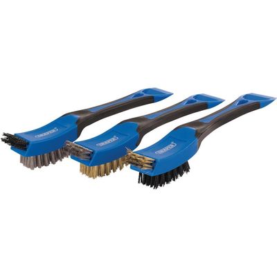 Draper 17186 Mini Wide Head Brush Set (3 Piece) per set