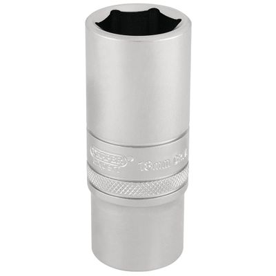 Draper Expert 17545 Hi-Torq® 6 Point Deep Socket 3/8in Sq. Dr. 18Mm each
