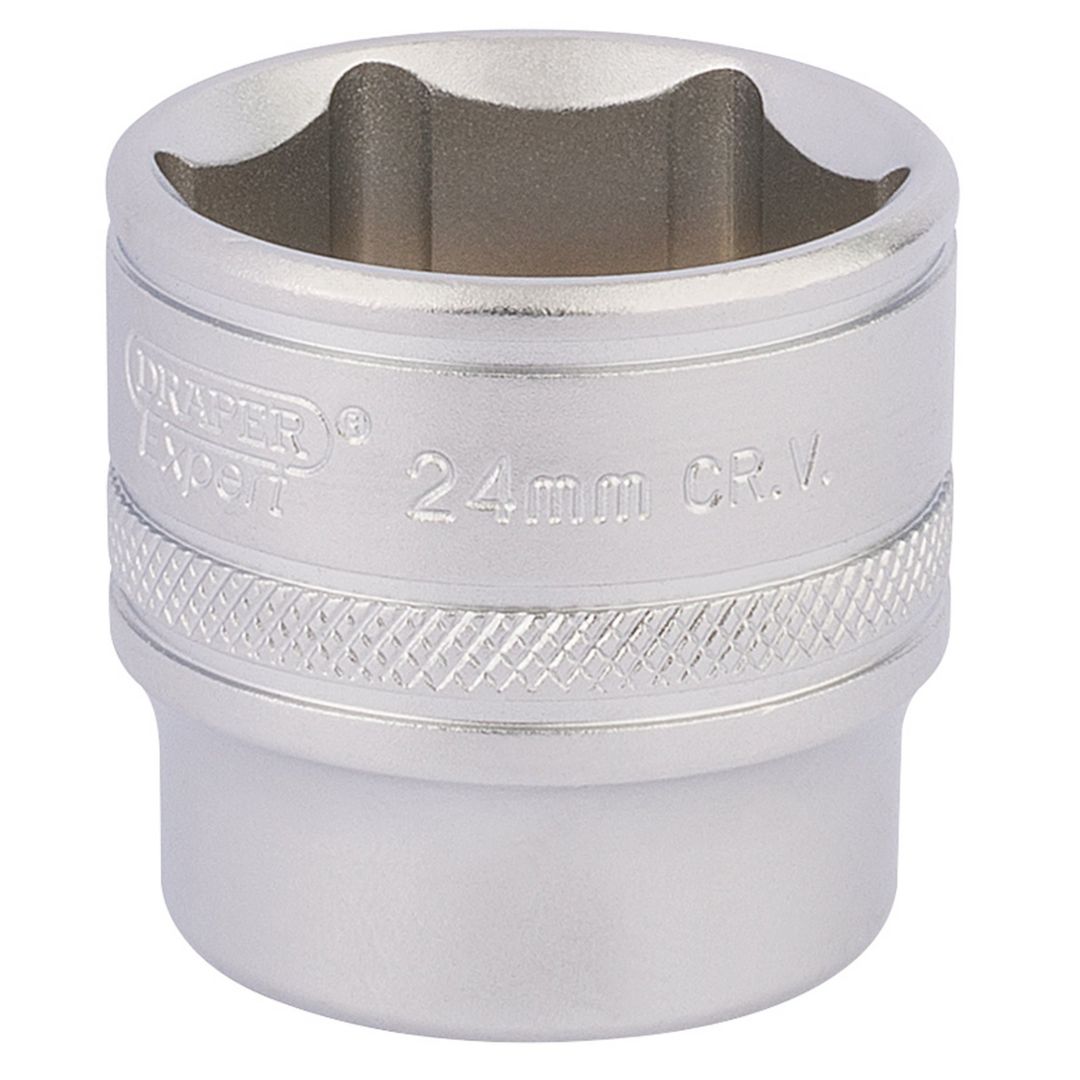 Draper Expert 17546 Hi-Torq® 6 Point Deep Socket 3/8in Sq. Dr. 24Mm each - Image 1