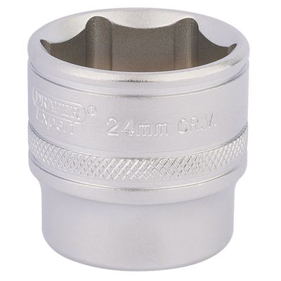 Draper Expert 17546 Hi-Torq® 6 Point Deep Socket 3/8in Sq. Dr. 24Mm each