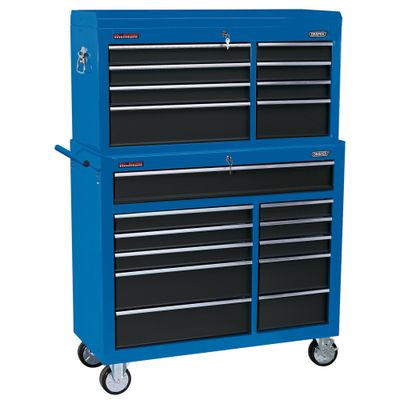 Draper 17764 Combined Roller Cabinet And Tool Chest 19 Drawer 40in each