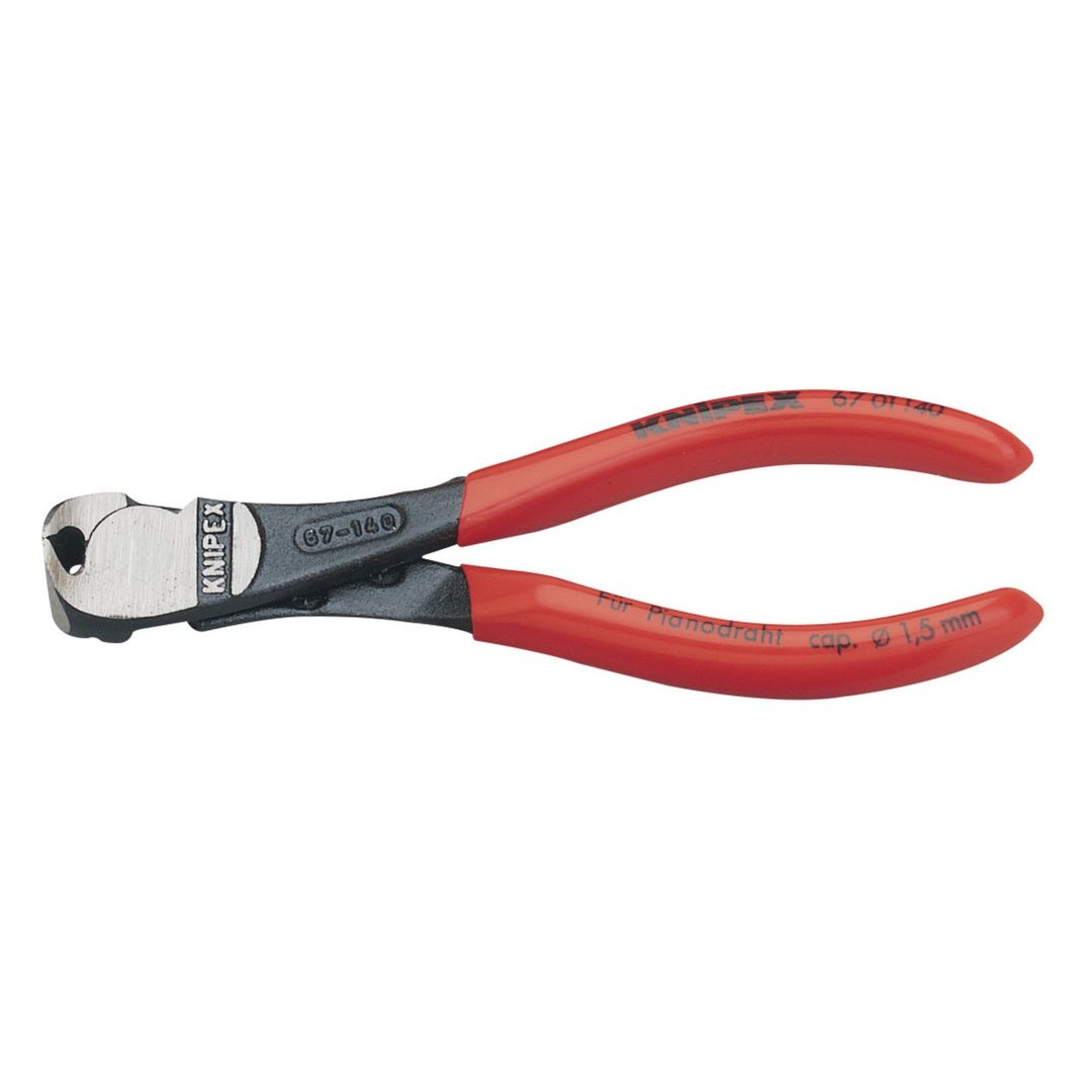 Knipex 18428 67 01 140 High Leverage End Cutting Nippers 140Mm each - Image 1