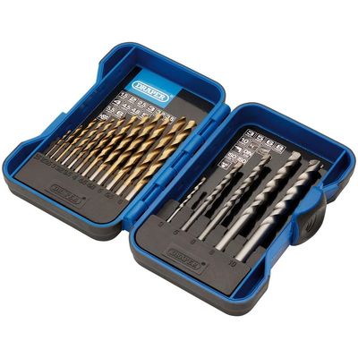 Draper 18551 Metric Combined Hss And Masonry Drill Bit Set (17 Piece) per set