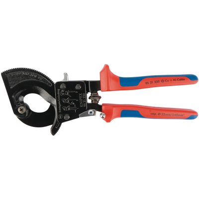 Knipex 18555 95 31 250 Ratchet Action Cable Cutter 250Mm each