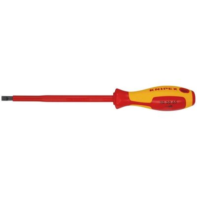 Knipex Knipex 98 20 65 VDE Insulated Slotted Screwdriver 6.5 x 150mm