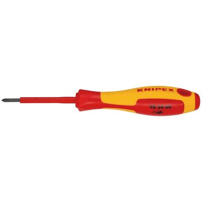 Knipex Knipex 98 24 00 VDE Insulated Screwdriver, PH0 x 60 mm