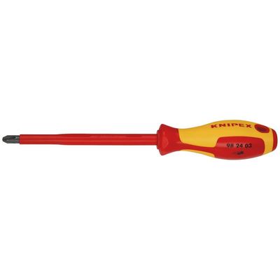 Knipex Knipex 98 24 03 VDE Insulated Screwdriver, PH3 x 150mm