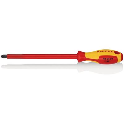 Knipex Knipex 98 24 04 VDE Insulated Screwdriver Ph4 x 200mm